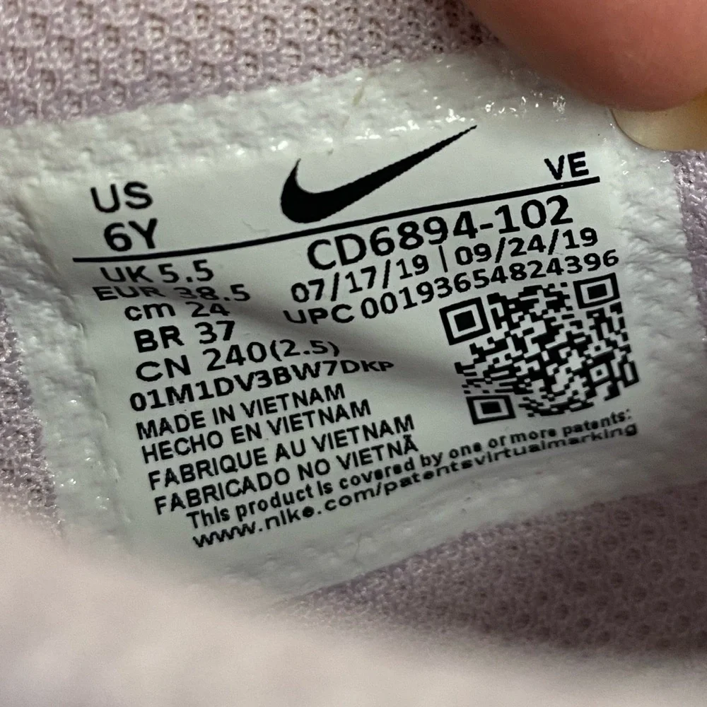 Nike Air Max Excee GS 'Iced Lilac' Shoes